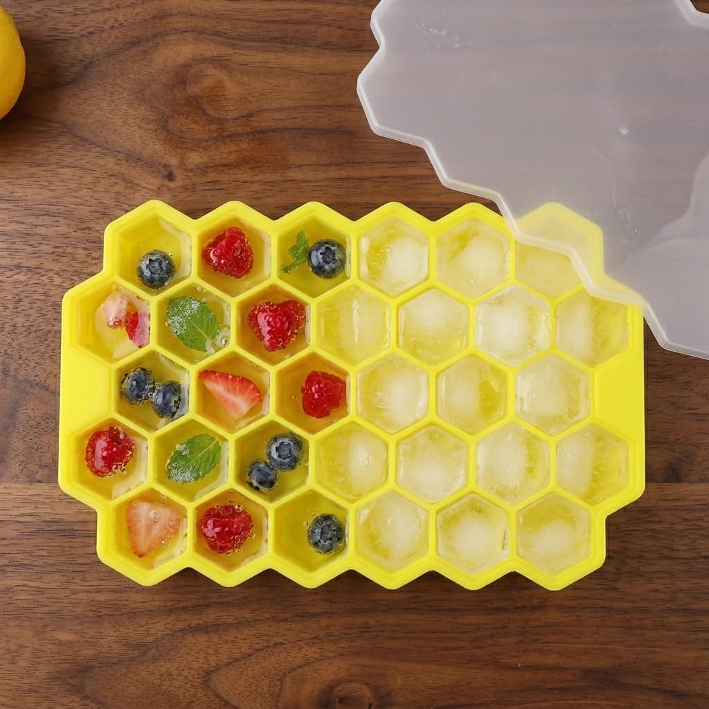 Silicon Honeycomb 37 Ice Cube Cavity