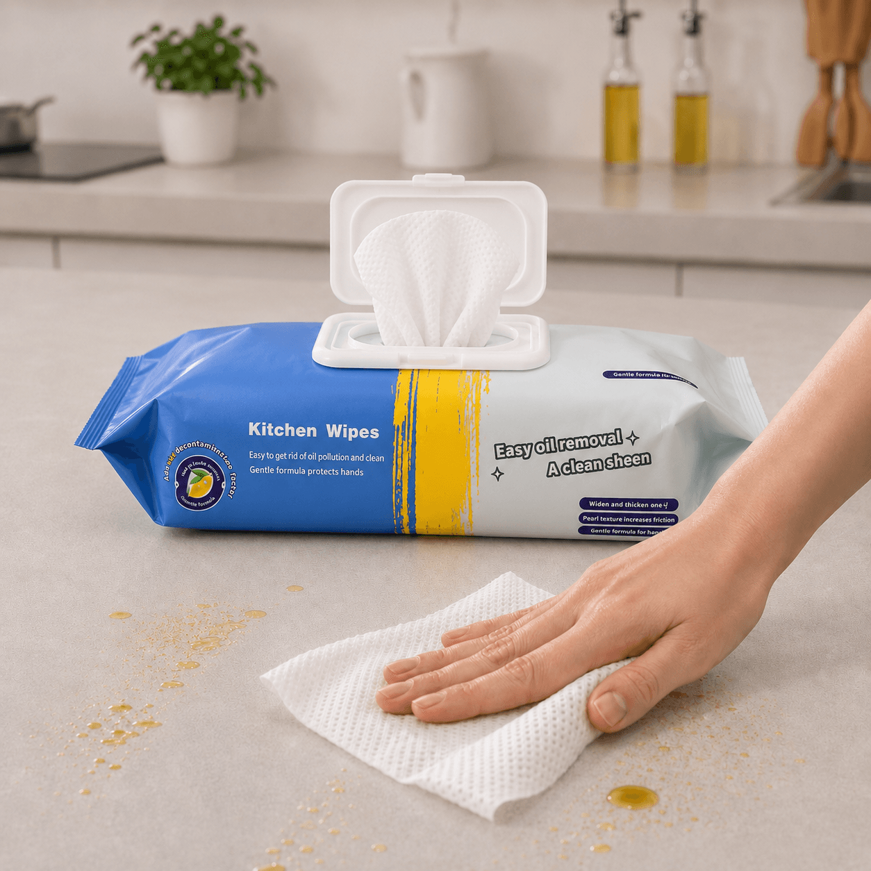 Fats Cleaning Wipes - 80 Wipes
