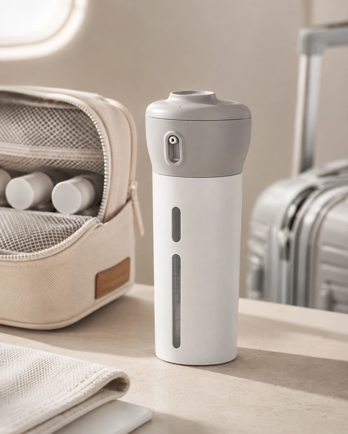 Refillable Travel Dispenser 4 in 1