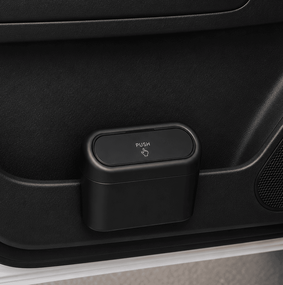 Car Trash Can with Lid