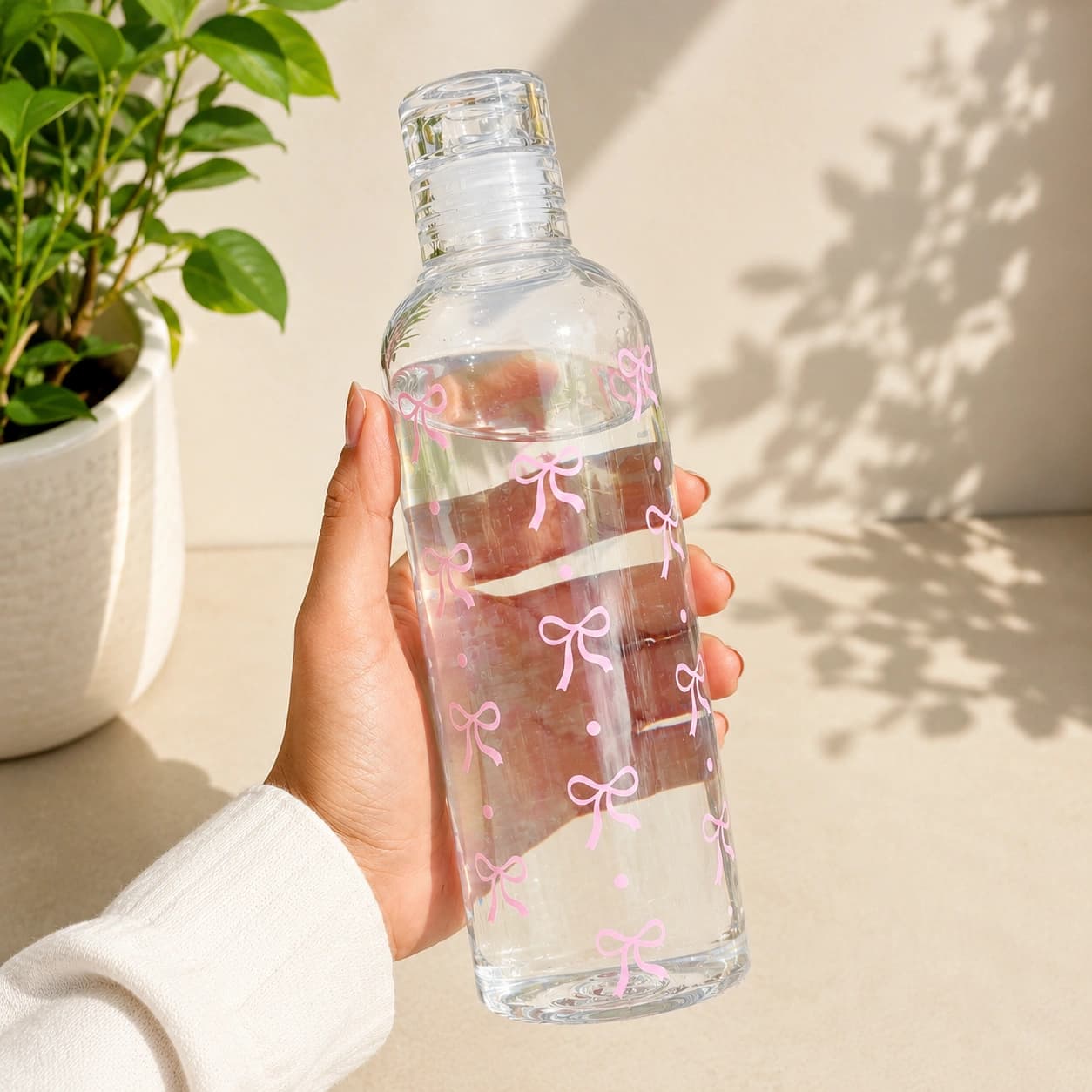 Bowknot Water Bottle 550ml