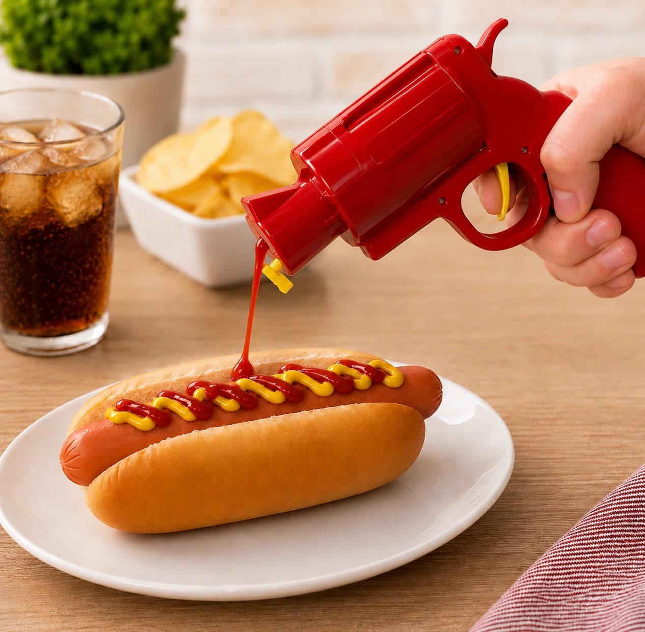 Multi Purpose Sauce Dispenser Gun