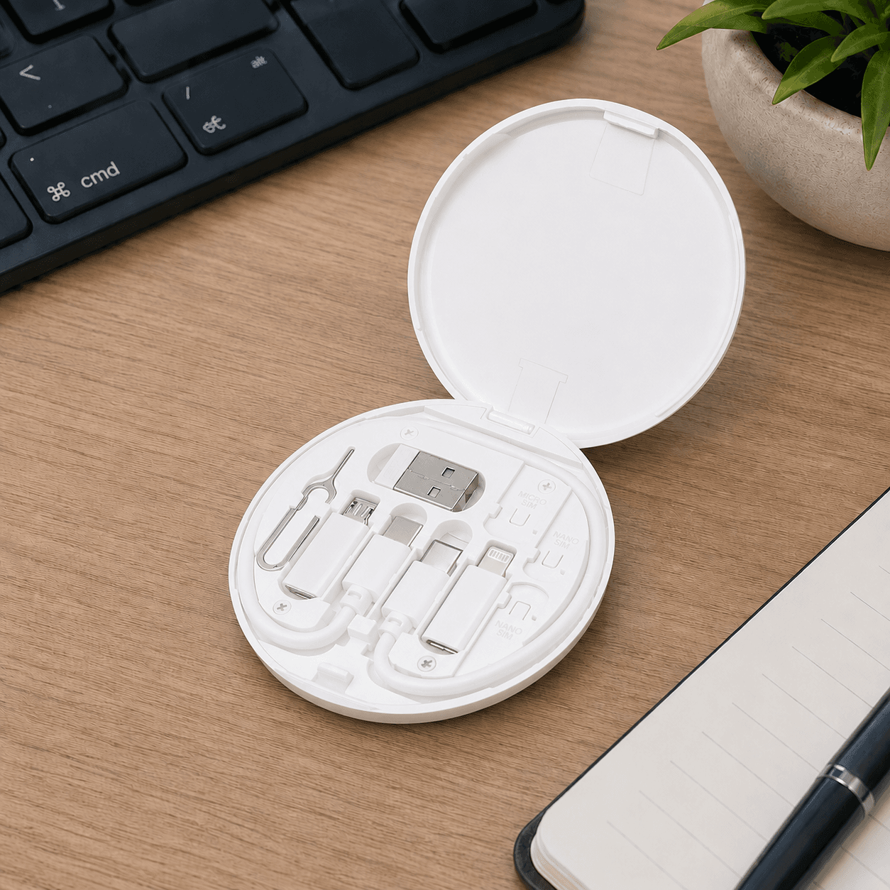 Multi Charging USB Cable Set All-in-one Set 7x1