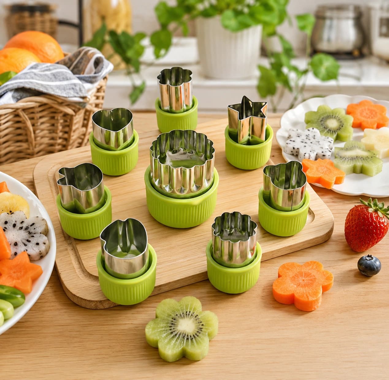 Dough Shape Cutters 9 Pieces