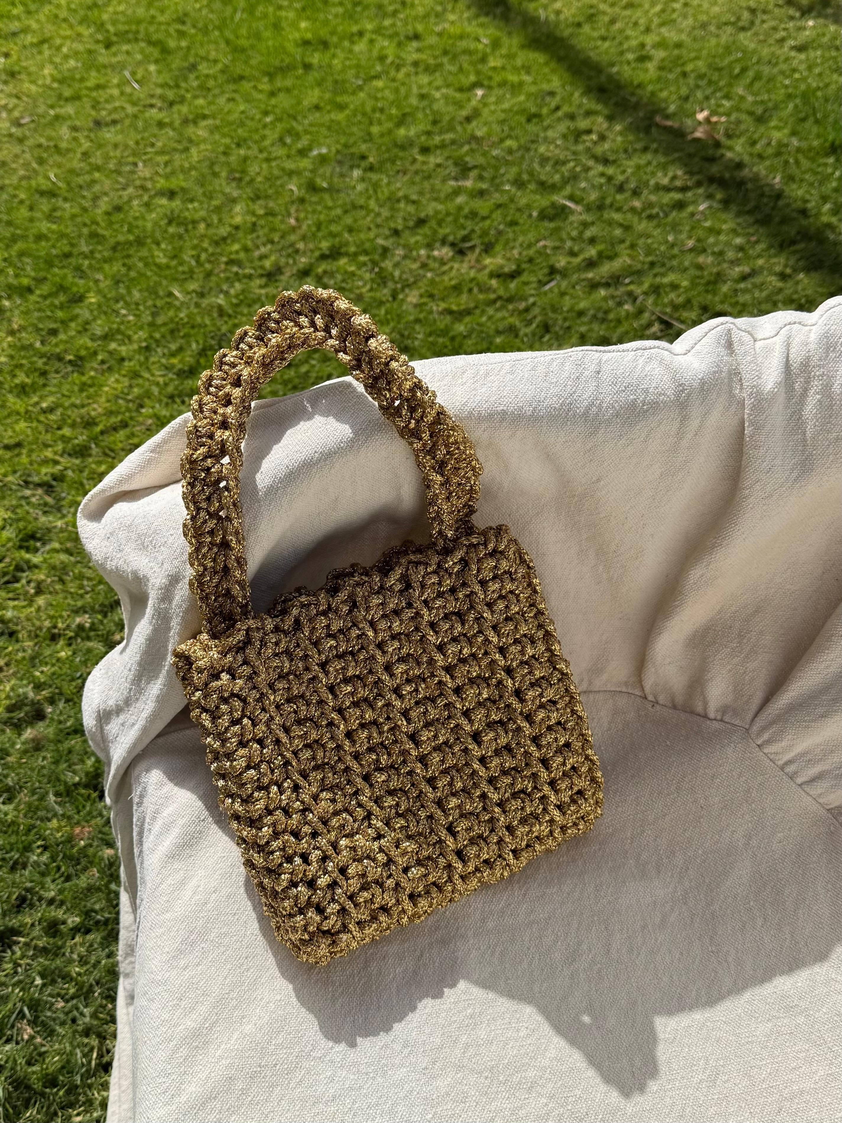 Maryama Golden Bag